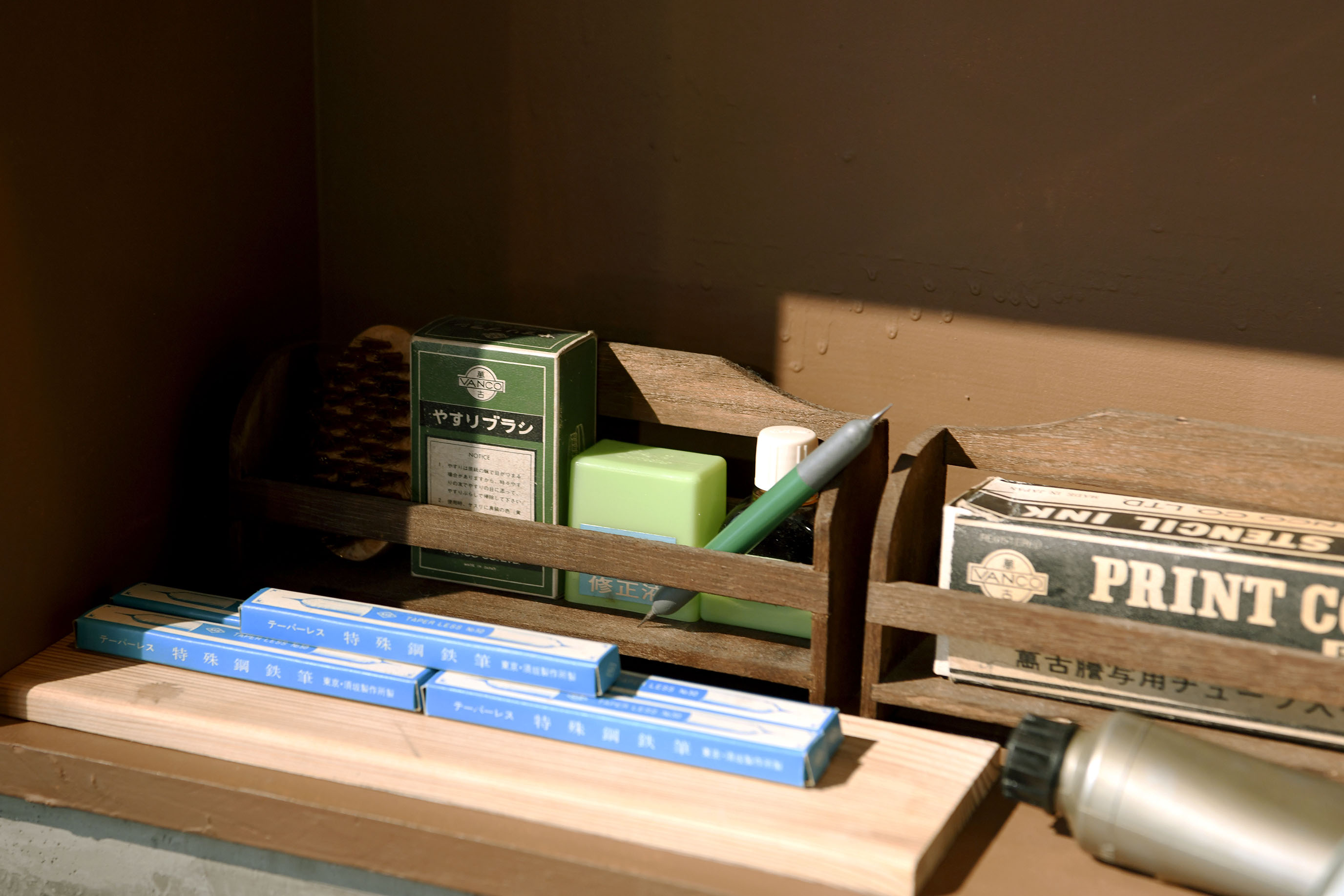 大人小學古文具 舊時代文具與謄寫喫茶室 男子的日常生活