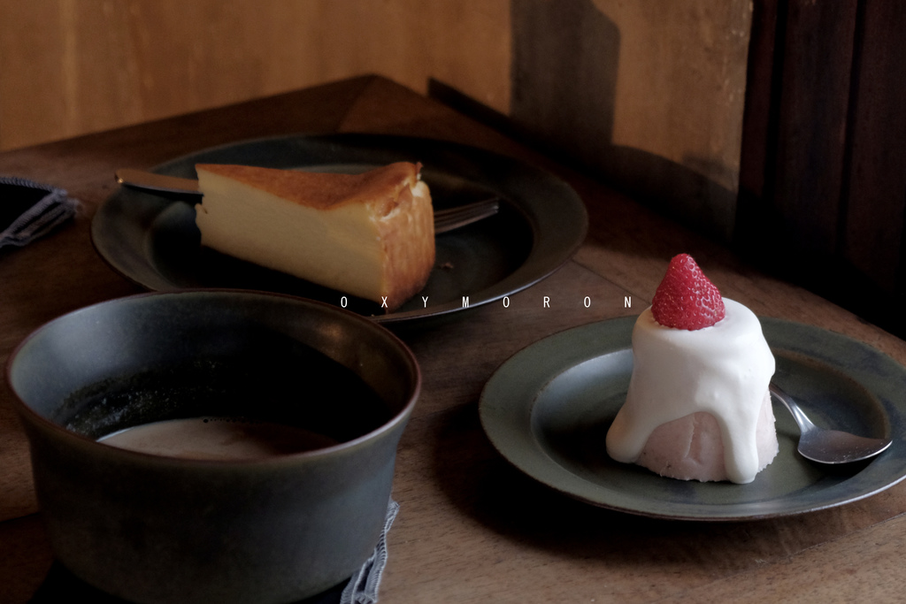 【男子日本旅行】大阪北濱 OXYMORON，令人難忘的日本起司蛋糕，還有可愛草莓芭芭露。北濱站下午茶/日本美食/HORIZON-WIFI @MENS 30S LIFE